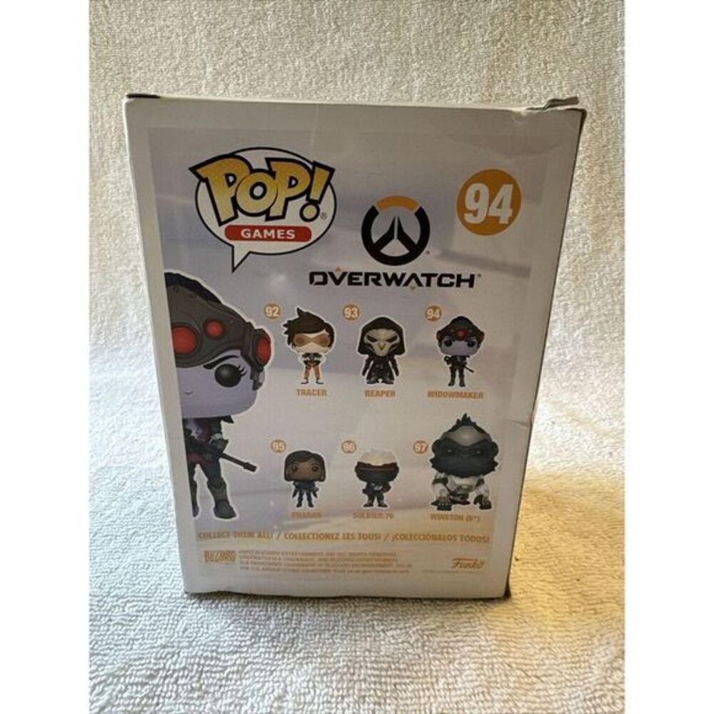 Funko Pop Games Overwatch 94 Widowmaker Blizzard Exclusive 2016 NIB - Picture 3 of 5